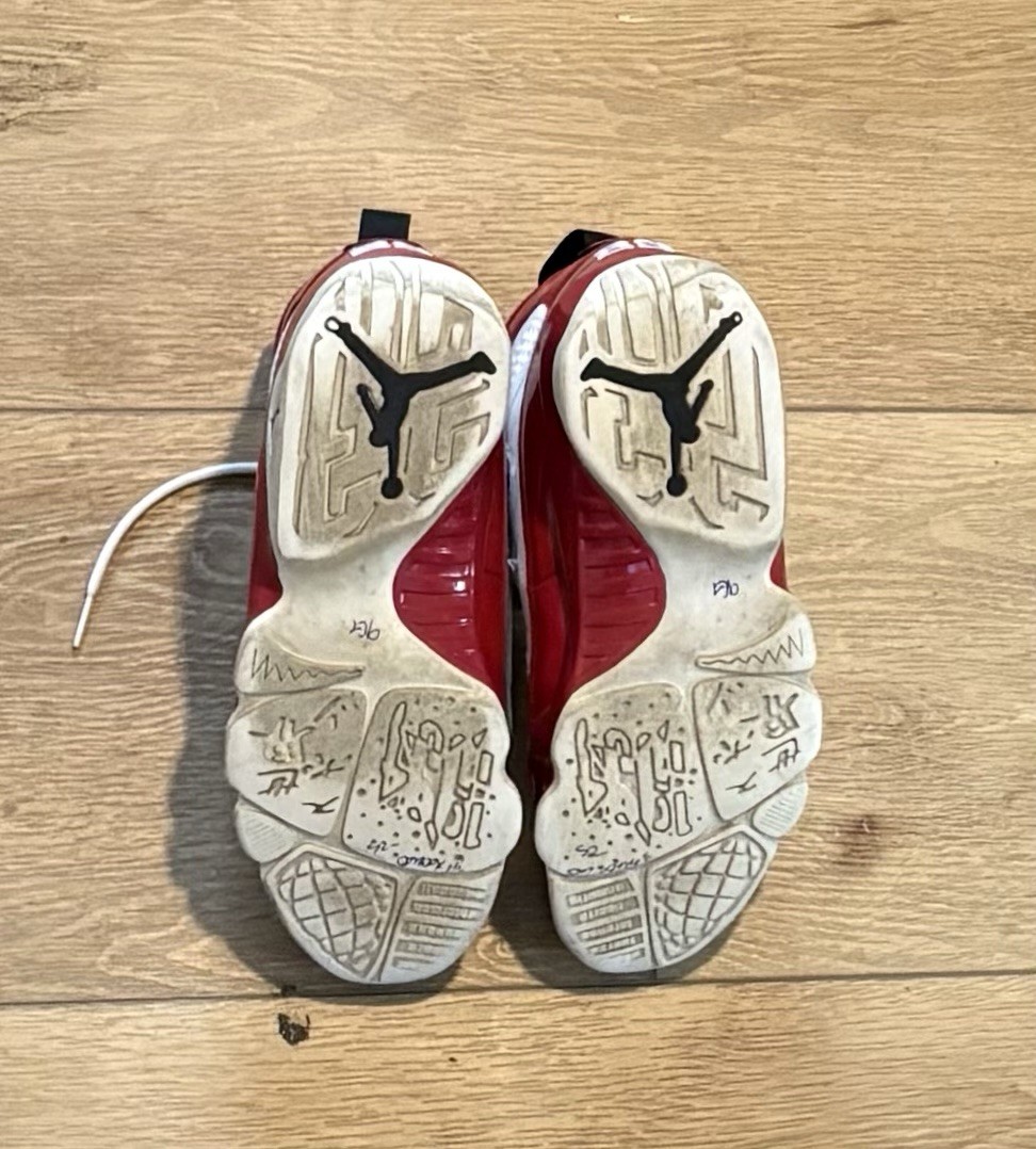 Air Jordan 9 White Gym Red