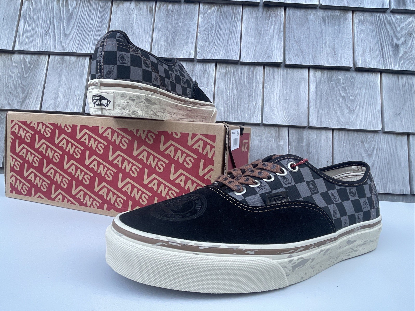 Vans Authentic Space Molly x Black Brown Sneakers VN000EGAQ3Y Men’s Size 8.5 NEW