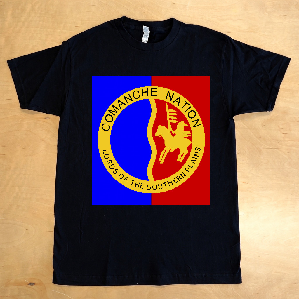 Comanche Nation T-Shirt – USA Made, Sizes S to 5XL