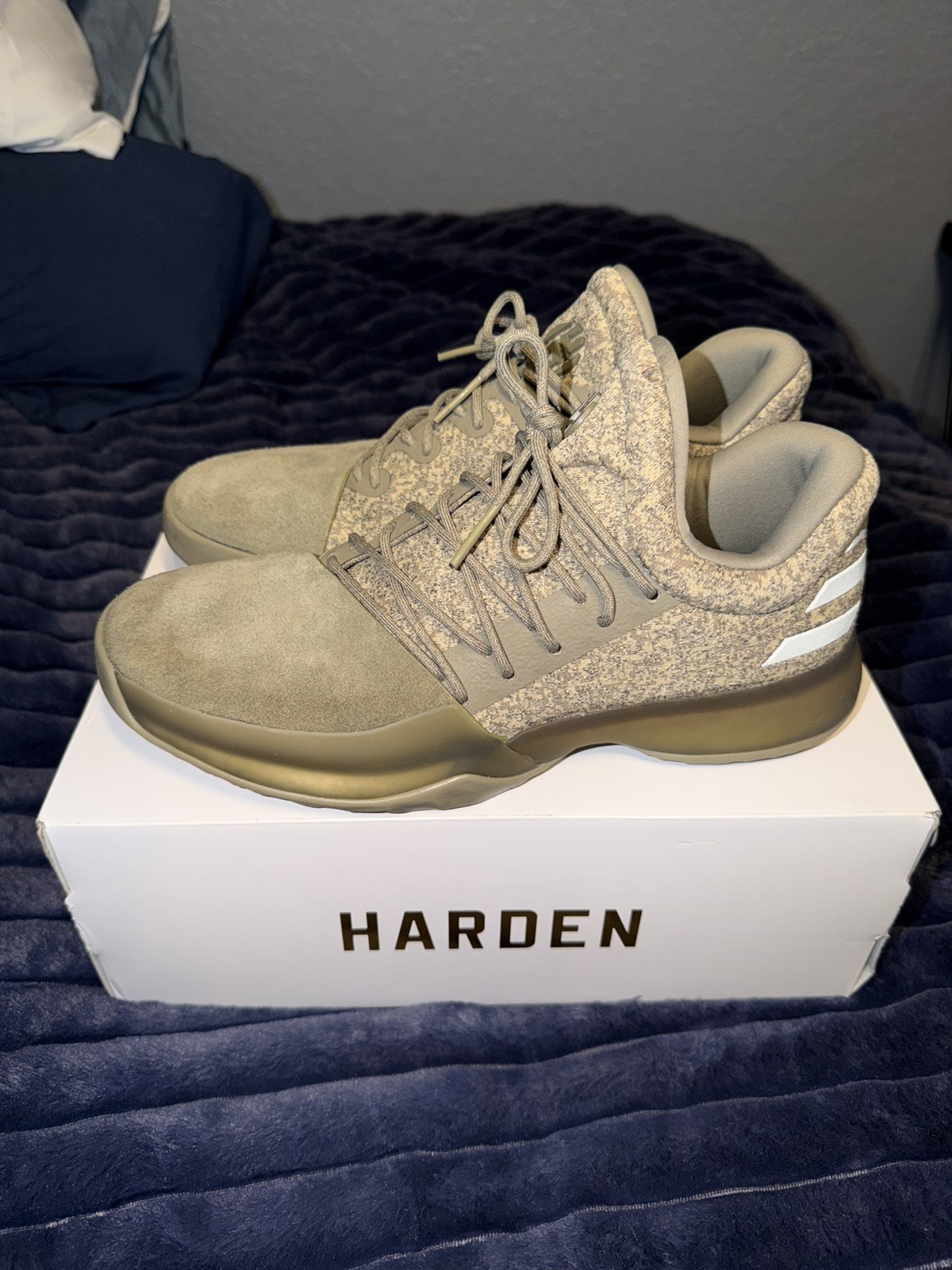 Adidas Vol. 1 James Harden Trace Cargo Houston Rockets Size 9