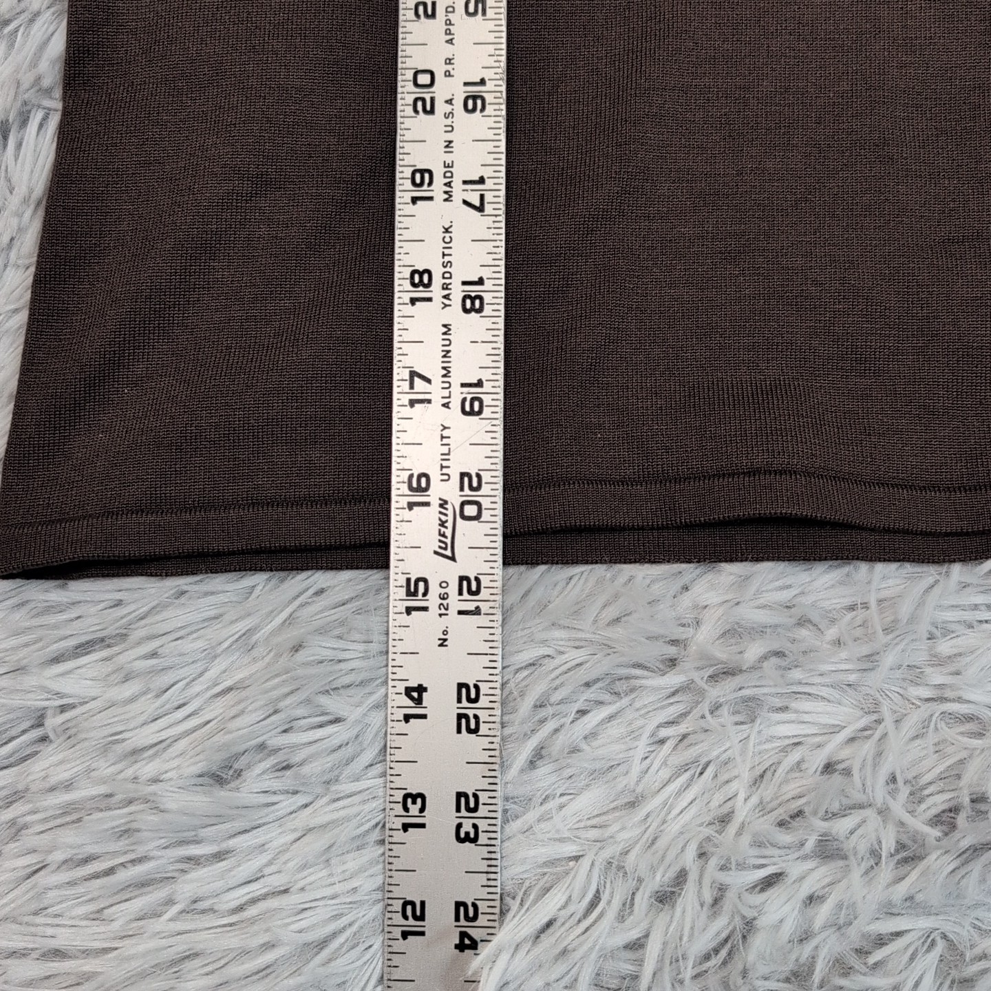 Vintage Pursuits Ltd. Shirt Womens L Petite Brown Silk Top Soft Comfort Preppy