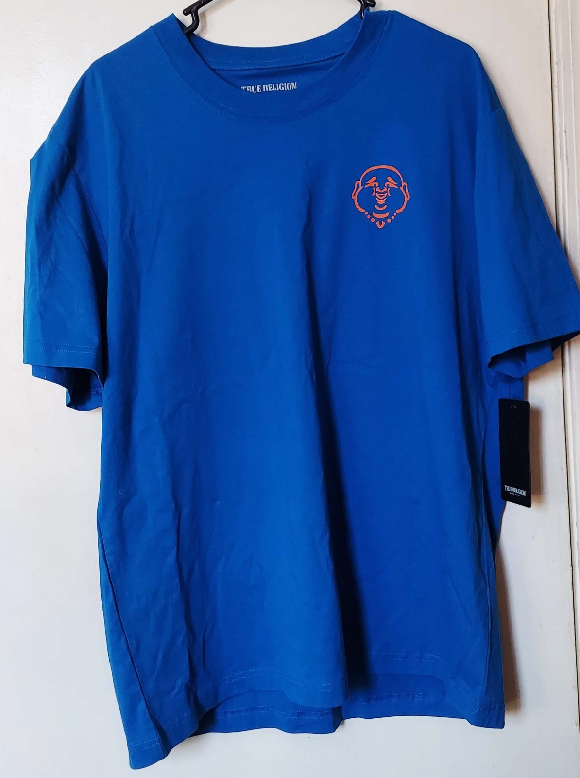 True Religion World Tour Tee Blue Color Size L (NWT)