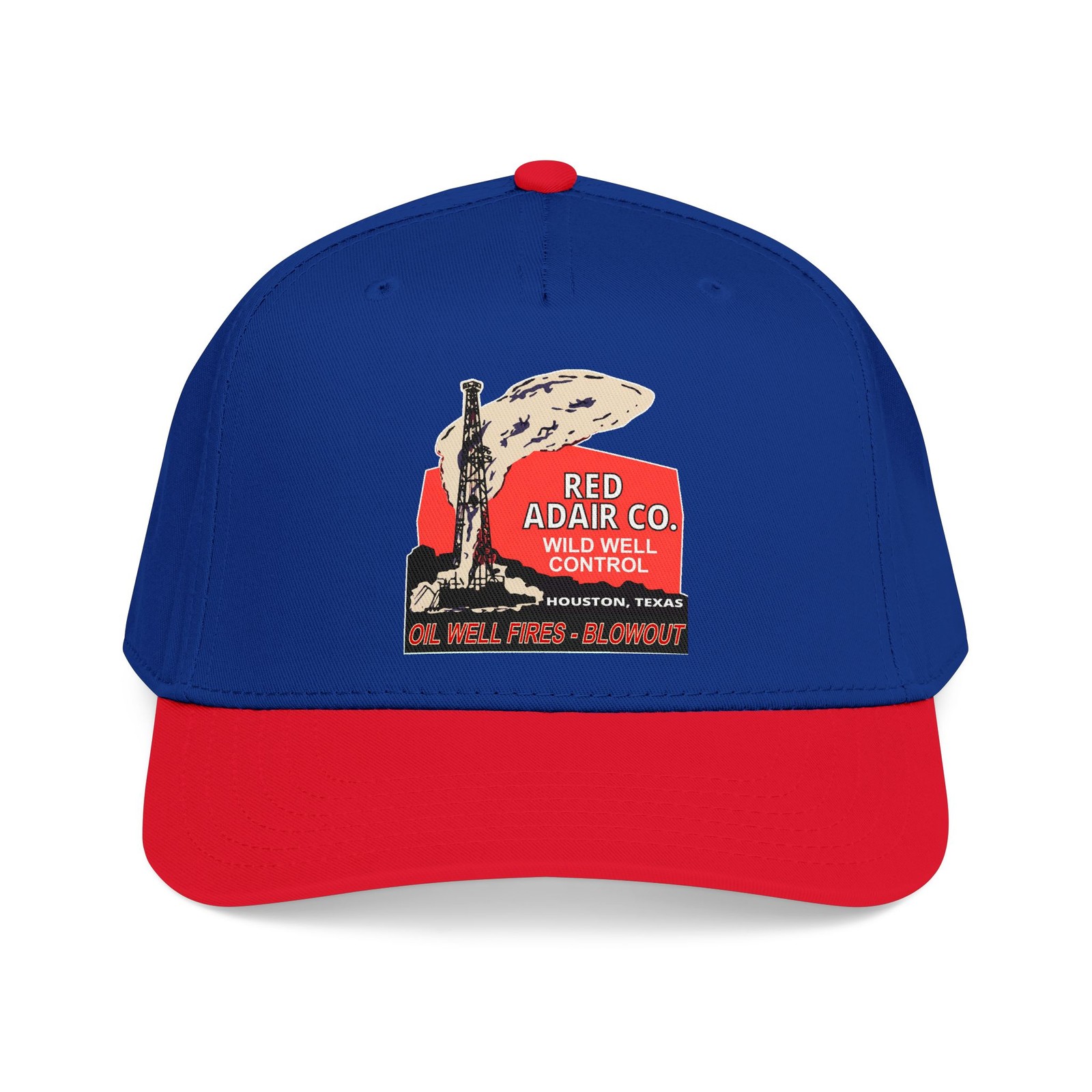 Red Adair Co Oil Well Control Baseball Cap | Vintage Firefighter