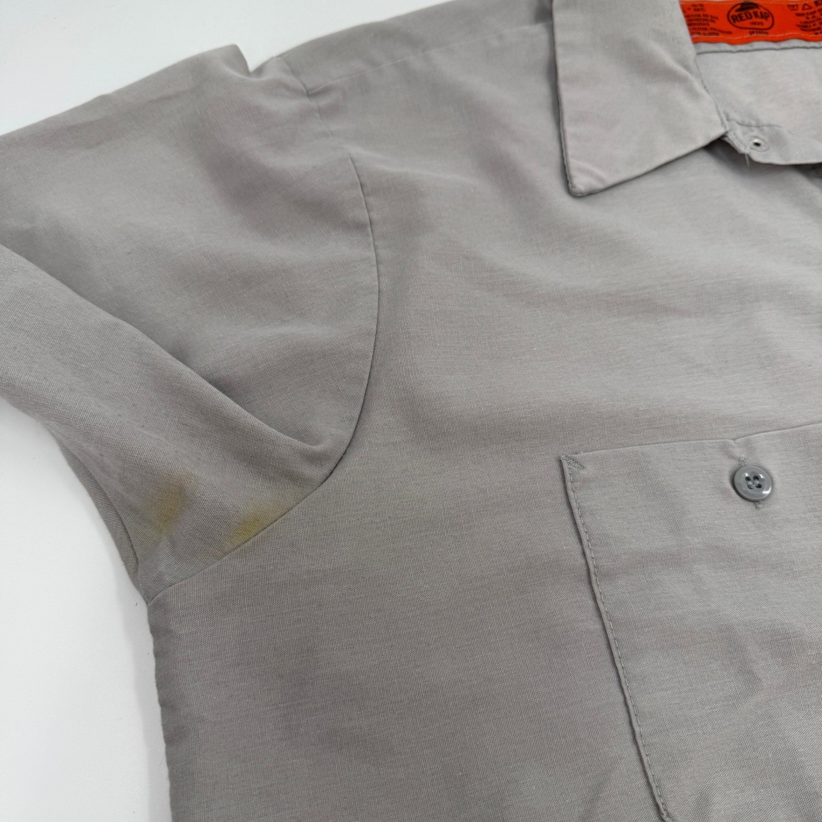 Red Kap Mens Grey Portland State University ASCE Work Shirt Large SP24SV4