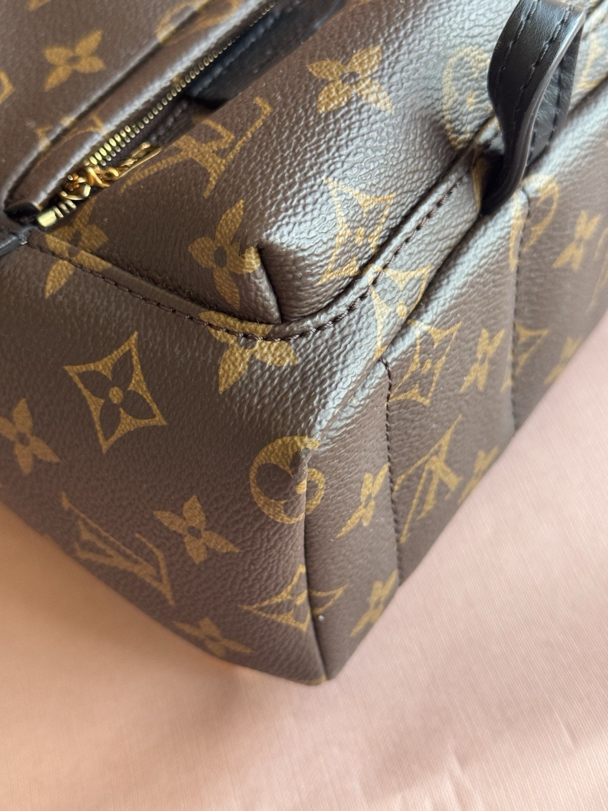 Louis Vuitton Palm Springs Backpack Mini Brown Canvas Monogram