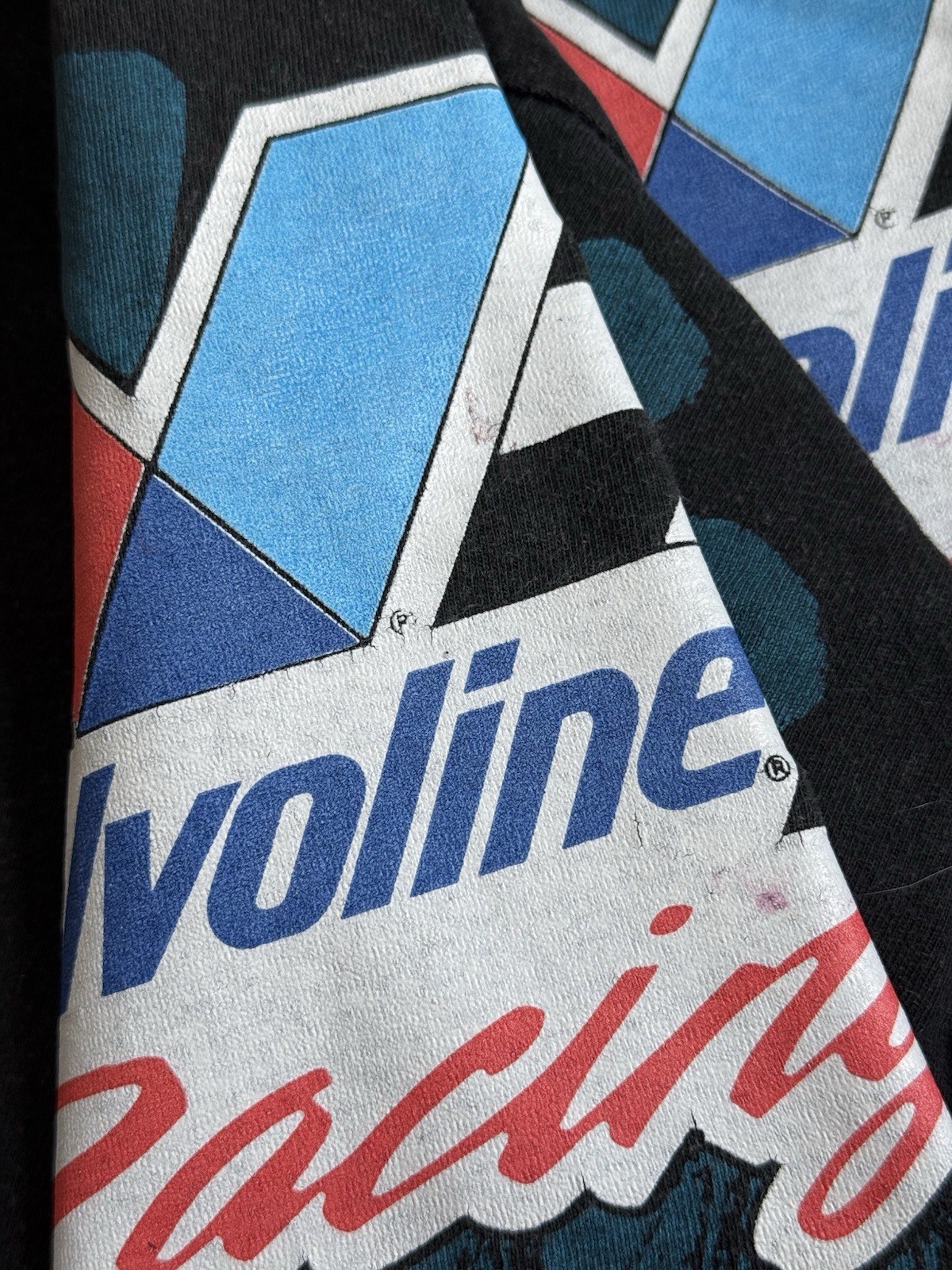 1993 Mark Martin Pure Power Valvoline All Over Print Shirt Size XXL NASCAR VTG