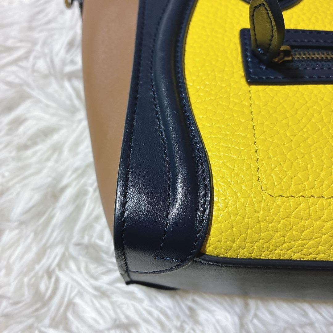 Celine Luggage Nano Shopper Smooth Leather Mini 2way