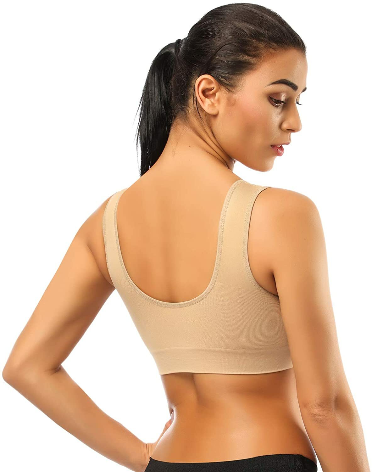 1/2/3pcs Sexy Run Sports Bras Women Seamless Comfortable Yoga Bra Removable Pads