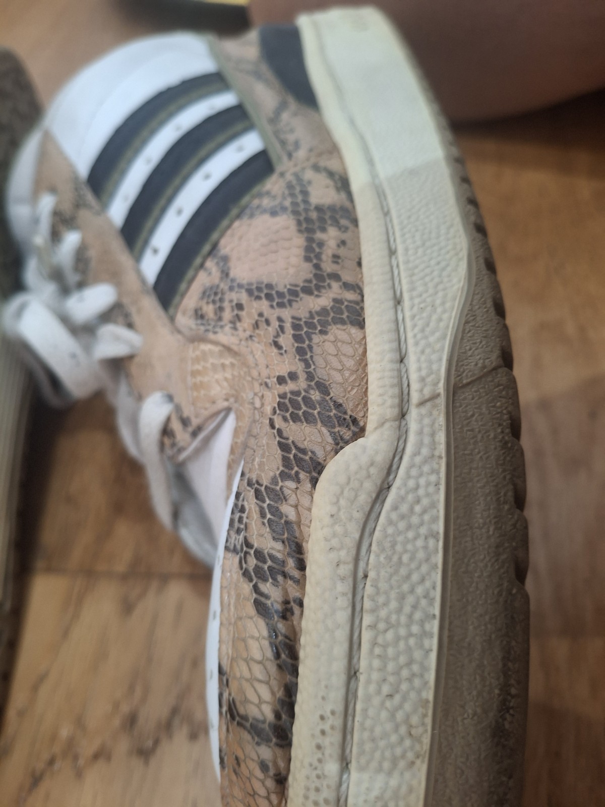 Rare Vintage Adidas Original Model Fleetwood Snakeskin Years 2004 – Size 43 1/3