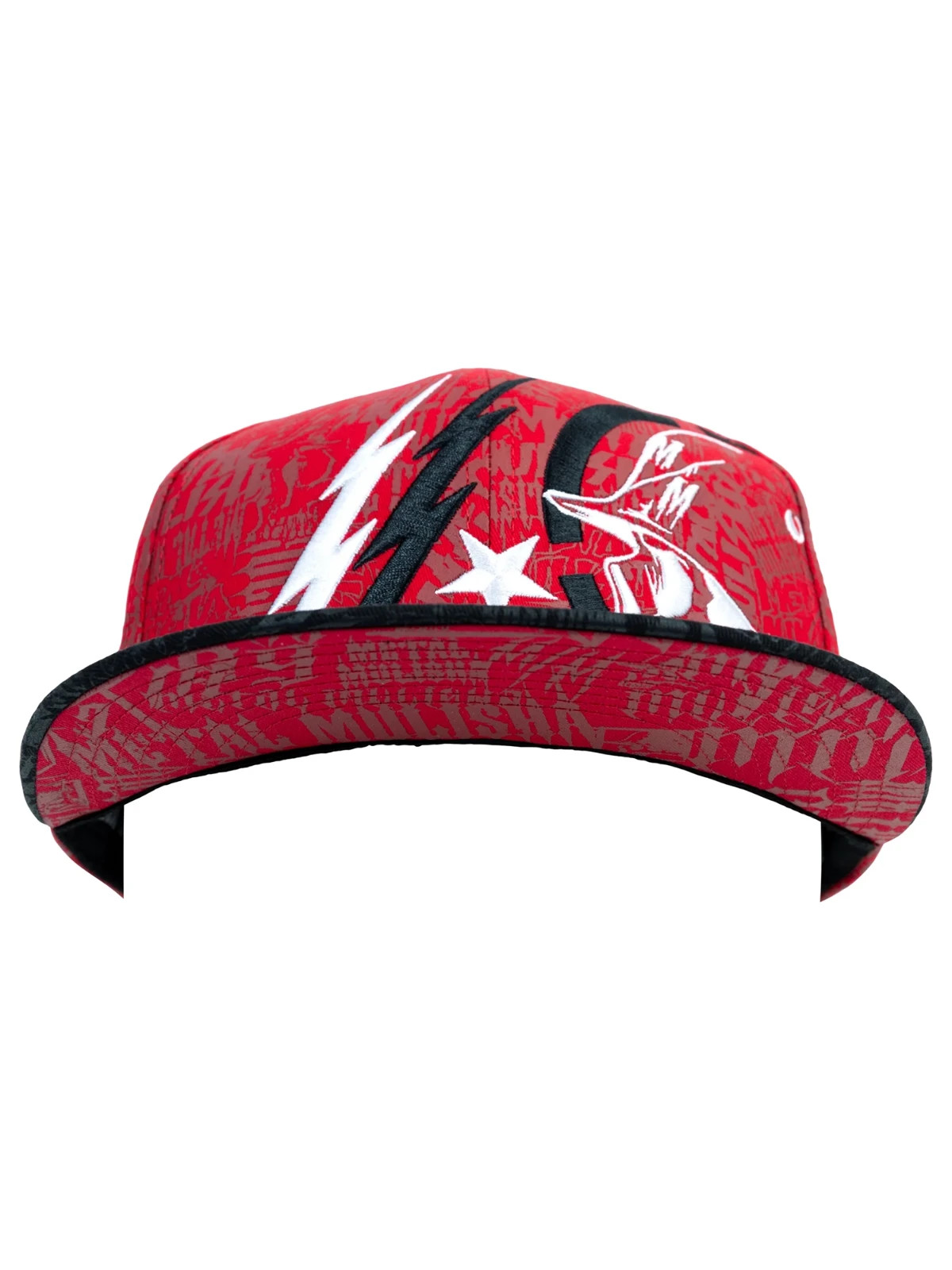 Metal Mulisha Men’s Ghost 3 Flex Hat Motocross Skull and Helmet FMX Baseball Cap