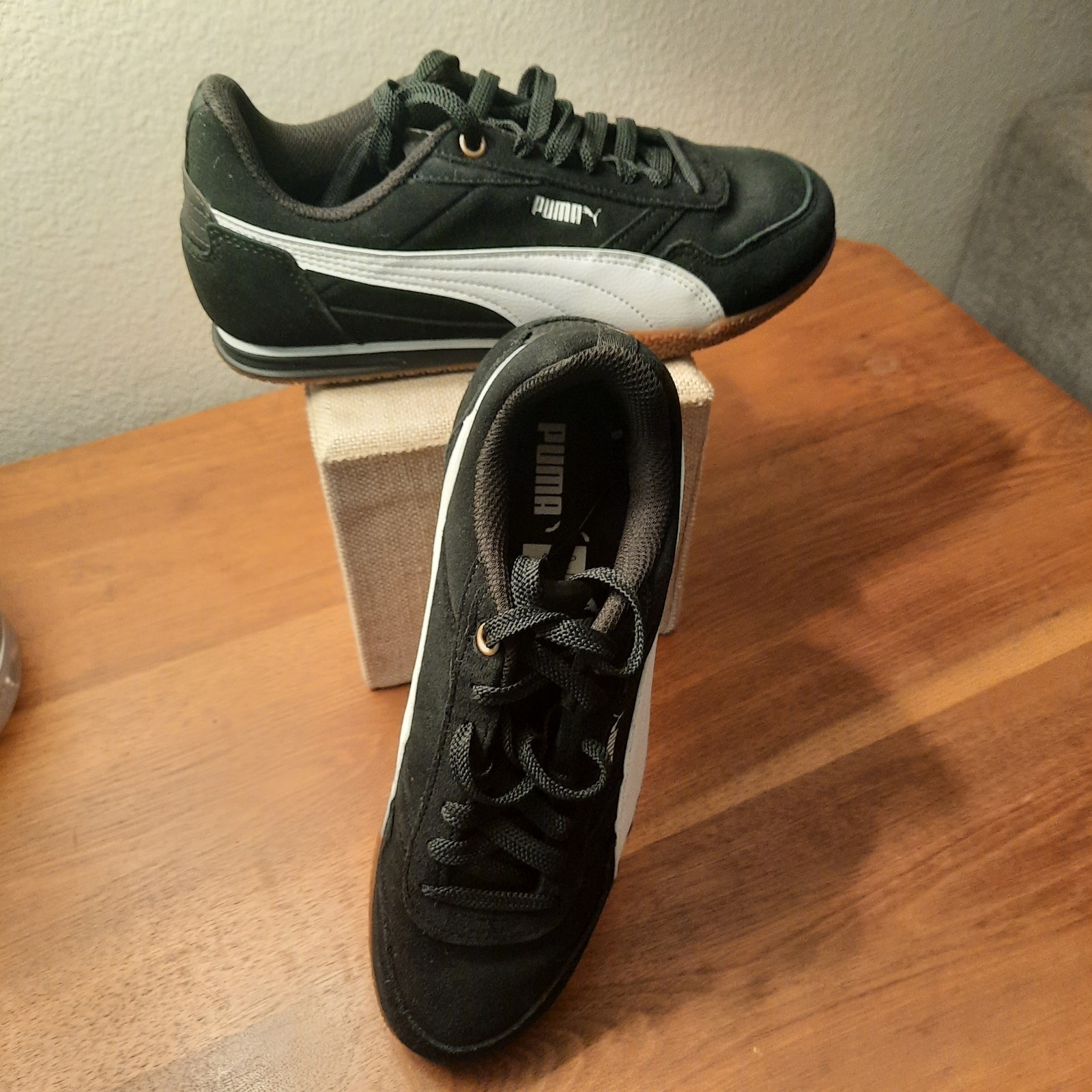 Size 8 – Puma Bella Donna SD Black White W