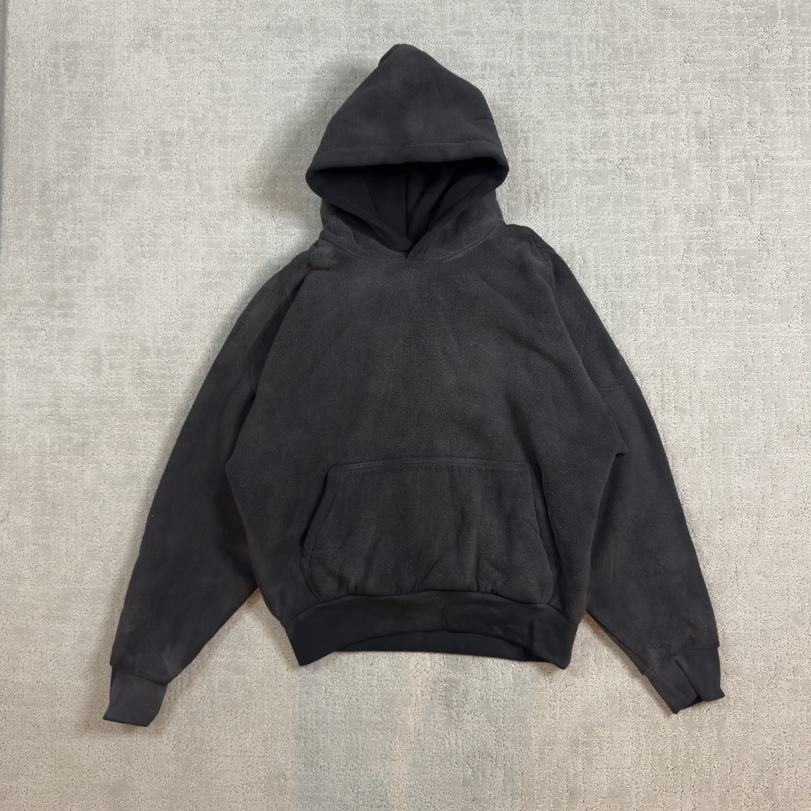 Yeezy Gap Polar Fleece Regular Fit Hoodie Unreleased Season Black Men’s Large