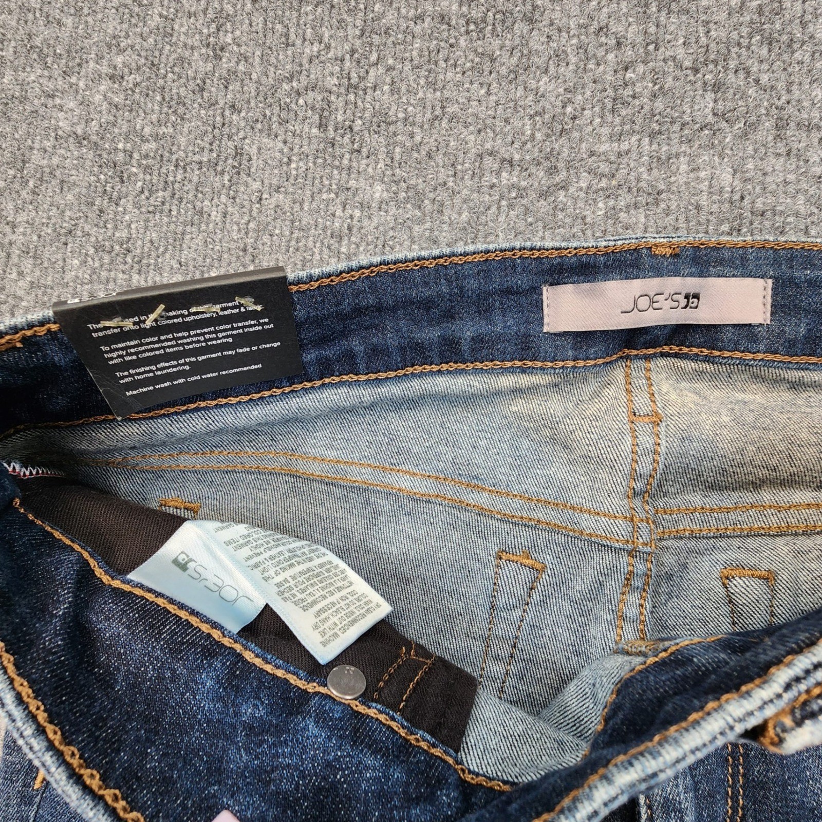 Joe’s Jeans Brussels Cuff Crop Women 29 Dark Wash Slim Straight NEW without Tag