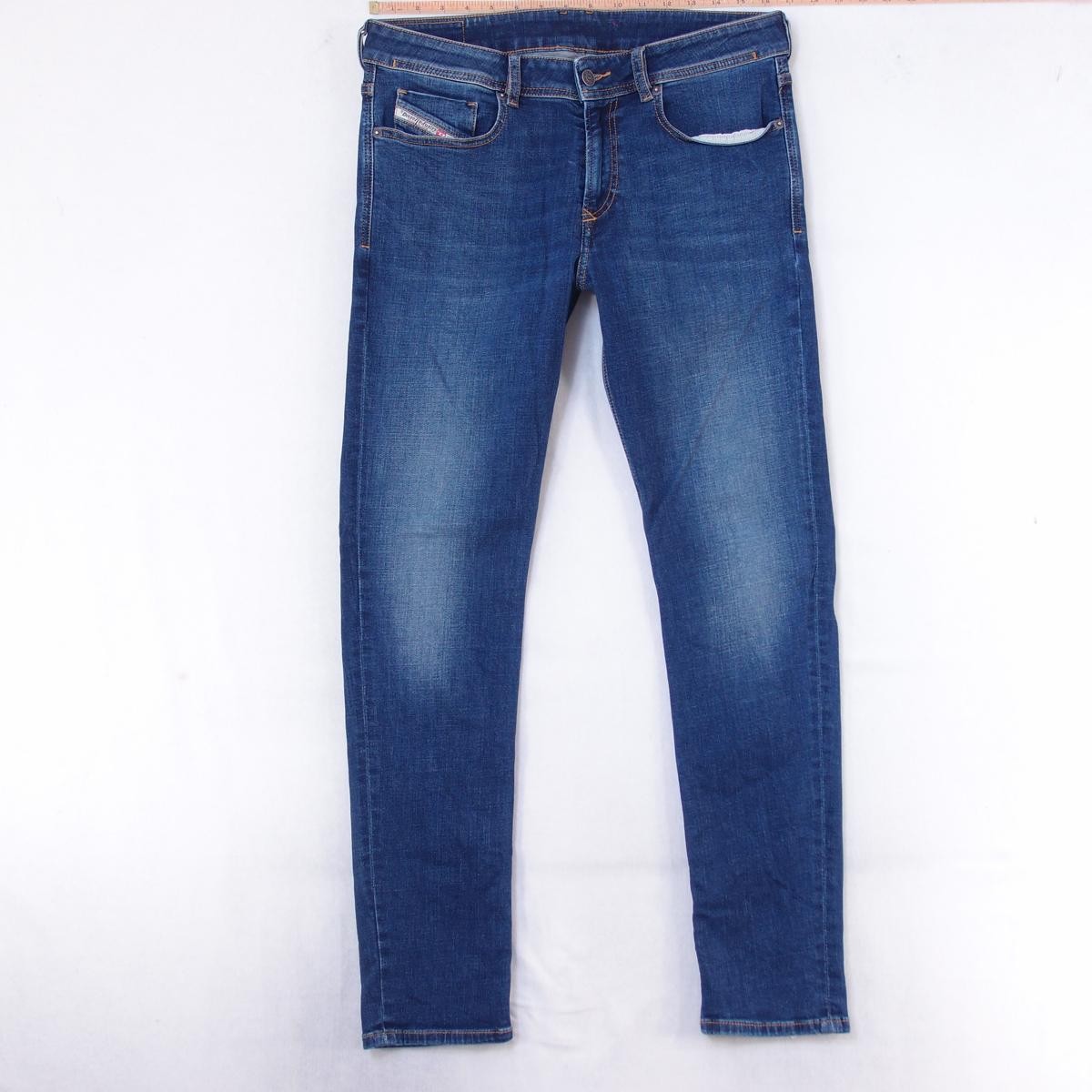 Mens Diesel 1979 SLEENKER 09E95 Stretch Slim Skinny Blue Jeans W32 L30