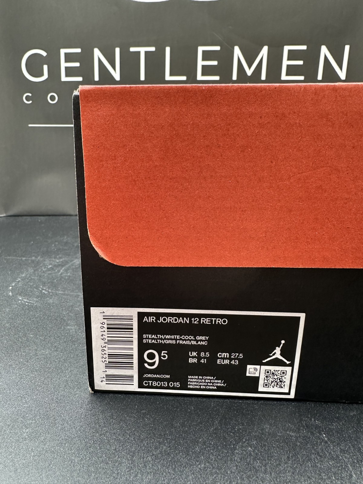 Size 9.5 – Jordan 12 Stealth 2022