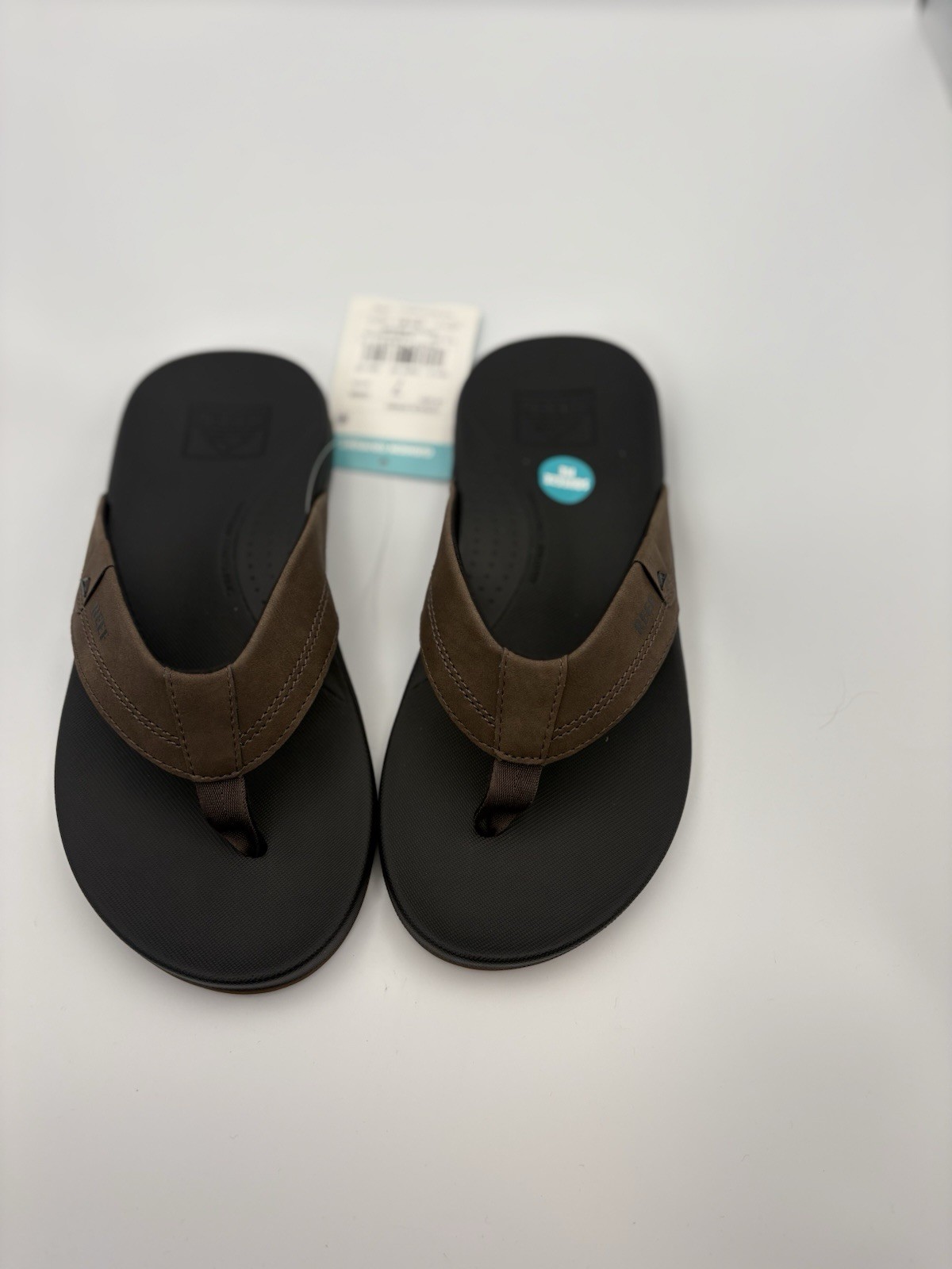 Reef Cushion Spring Flip Flops Mens Size 7 Brown Comfort Sandals Thong NWT