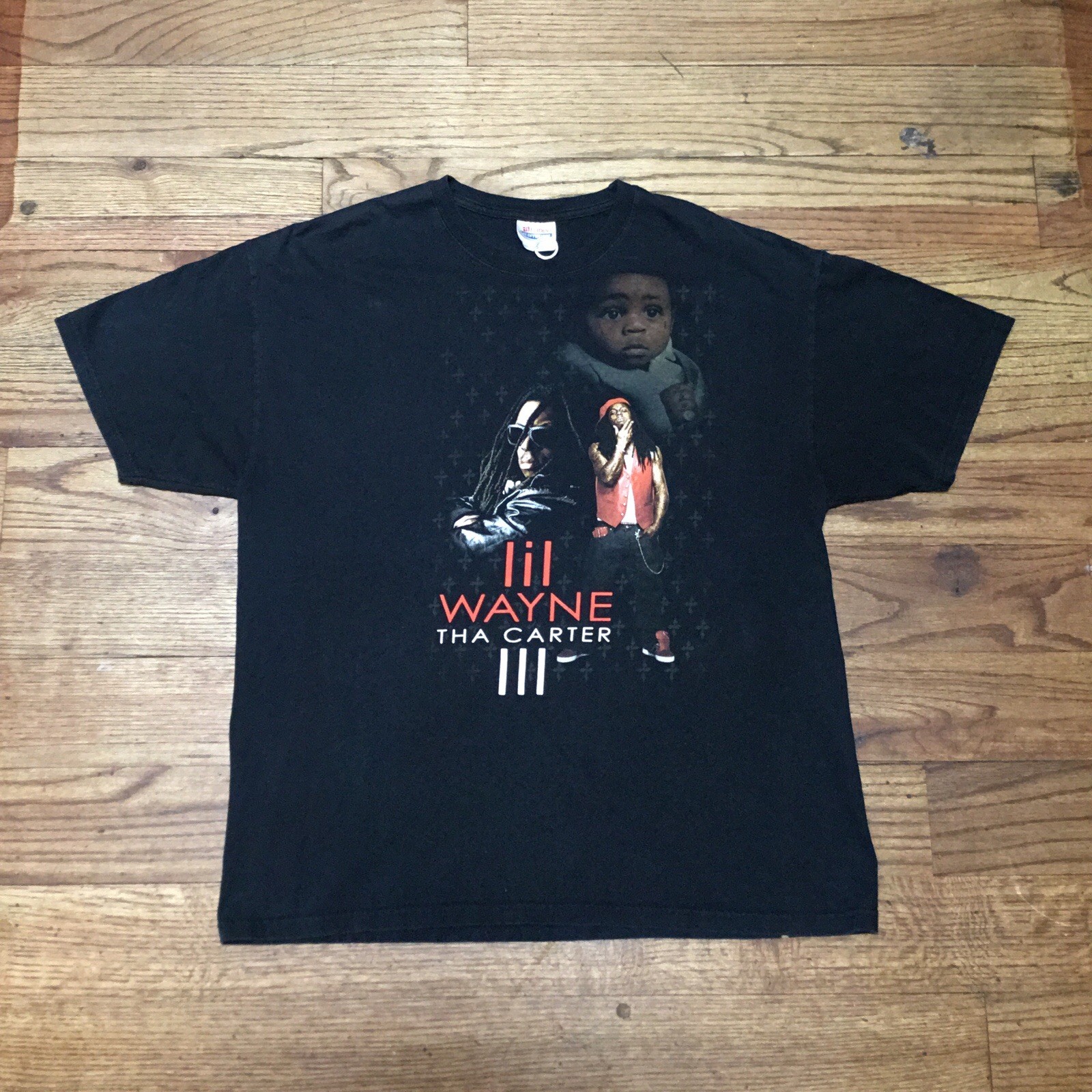 Vintage 2000s Lil Wayne Music Shirt Rare Rap Tee Carter 3 Album Men XL Hip Hop