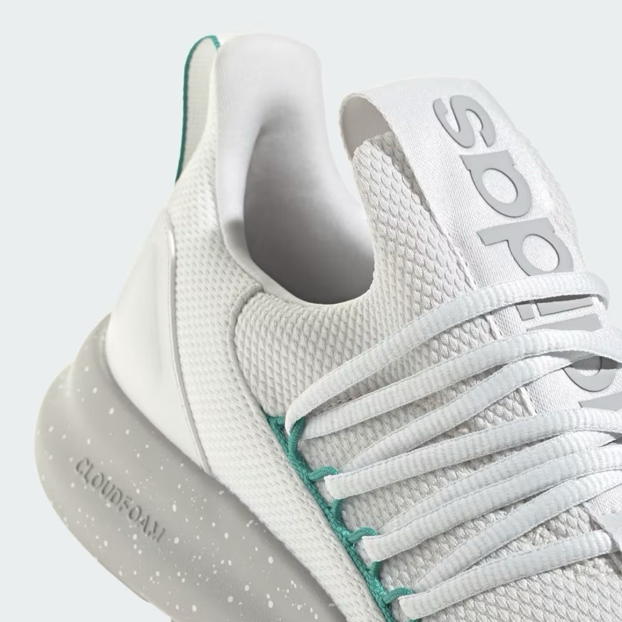 adidas Lite Racer Adapt 7.0 White Teal Gray Men’s Sizes 8.5-13 JS0025