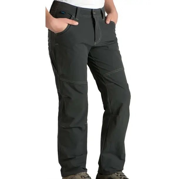 Kuhl Boys Renegade Pant Small 6-7 Carbon Dark Gray Hiking Outdoor Gorpcore NWOT