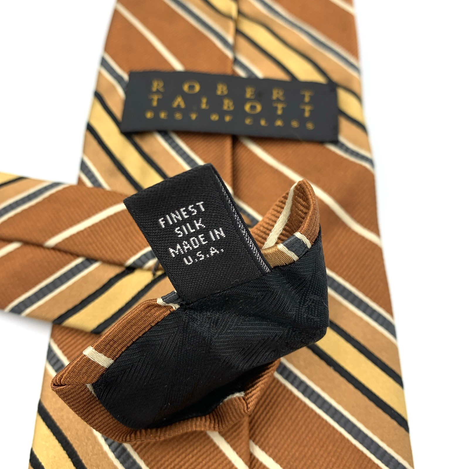 Robert Talbott Best in Class Repp Silk Striped Geometric Necktie Lot 3 Men’s