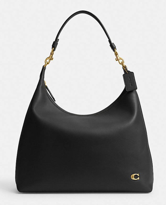 COACH Juliet Large Leather Hobo Shoulder Bag 38 ~NWT~ CY817 Black