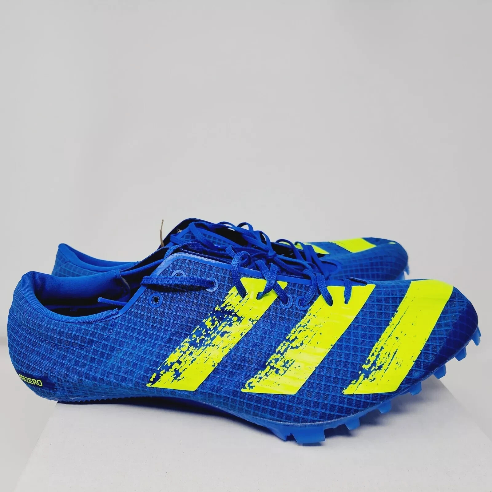 Adidas Adizero Finesse Men’s Size 10.5 Track & Field Spikes Blue Yellow H68746