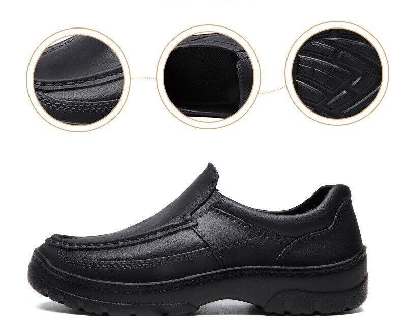 Men Slip On Wide Fit Lightweight Casual Non-slip Driving Boat Work Shoes Walking