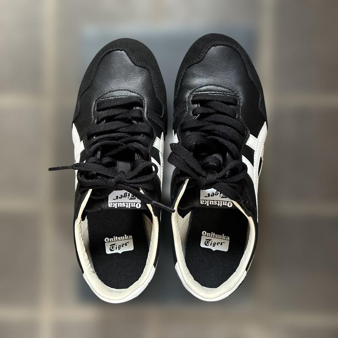 Leather Onitsuka Tiger sneakers black Serrano