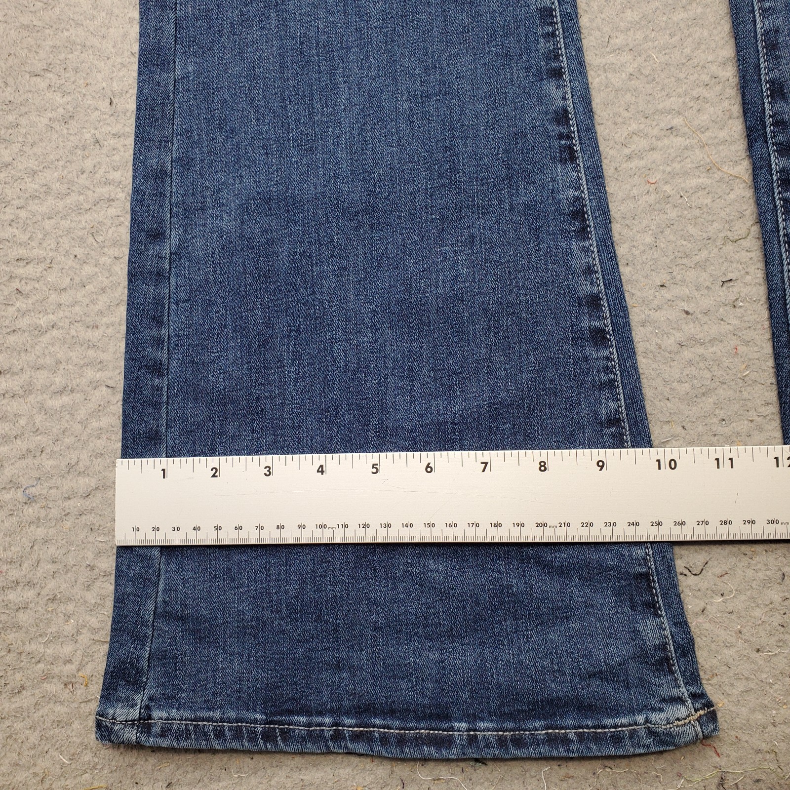 Lucky Brand Flare Stevie Jeans Womens 14/32 Blue Denim 2 Way Stretch High Rise