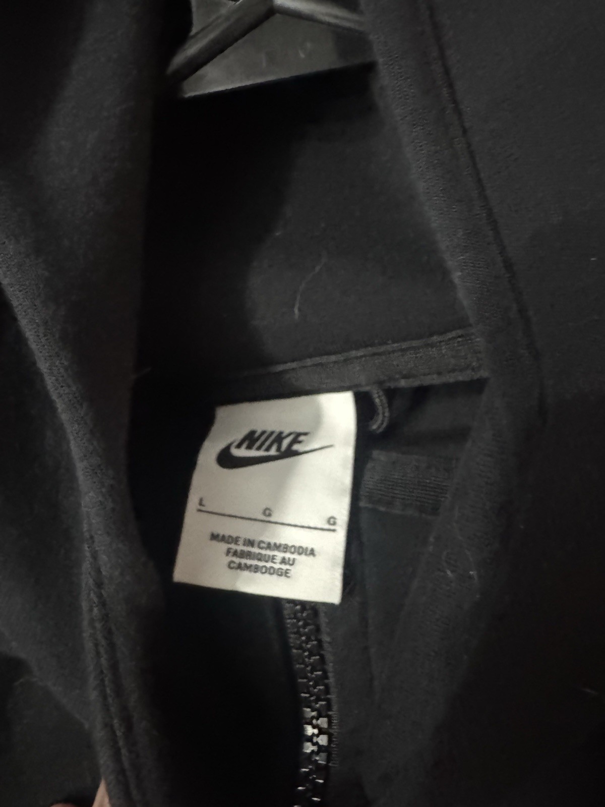 Nike Black Men’s Full Tech Matching hooding and joggers both size Large