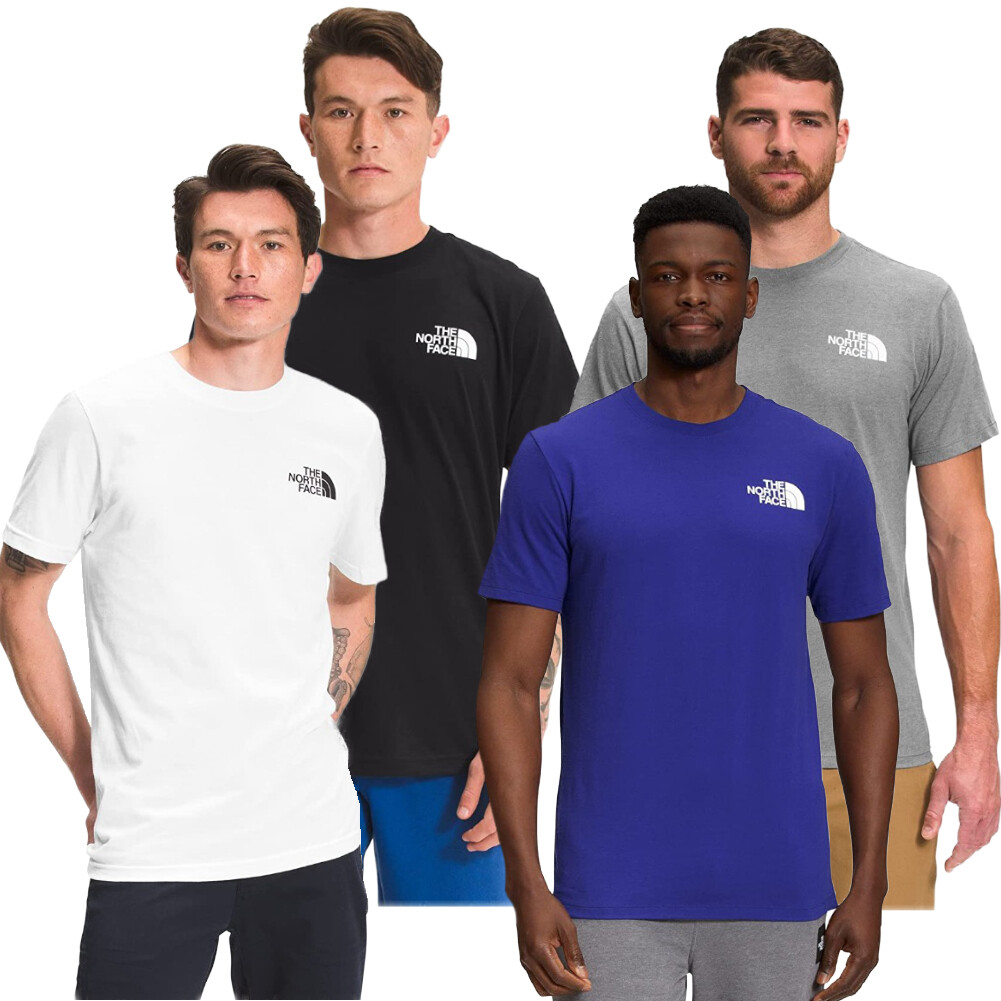 The North Face Men’s T-Shirt Short Sleeve Half Dome Small Logo Regular Fit Tee