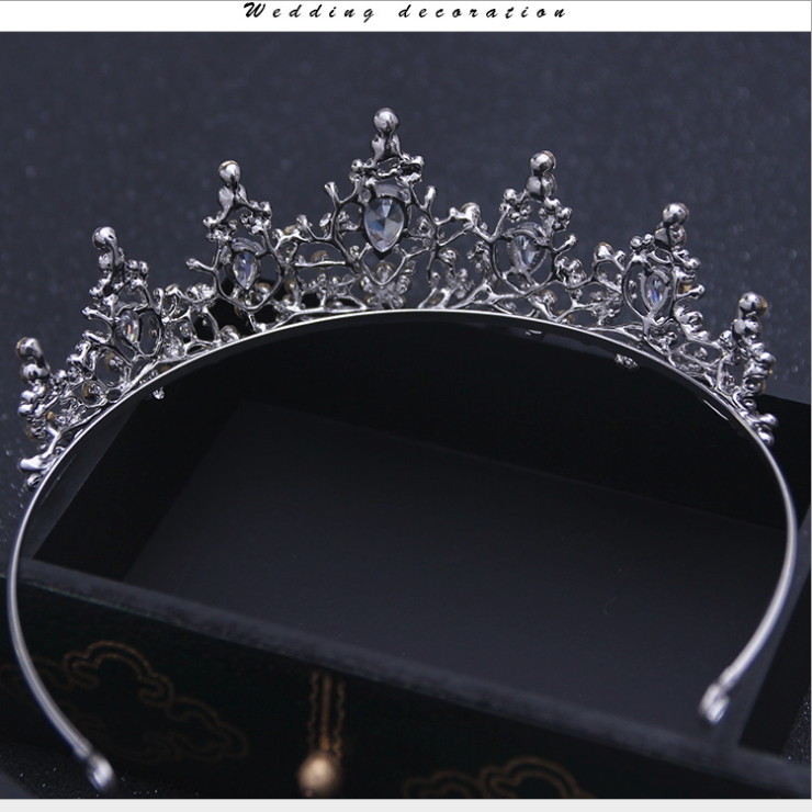 4cm Tall Twinkling CZ Crystal Wedding Bridal Party Pageant Prom Crown Tiara