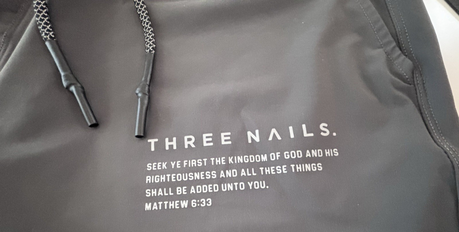 Three Nails Jogger Pants NWT Vapor-Lite Men’s XL Gray Nylon Spandex Mathew 6:33
