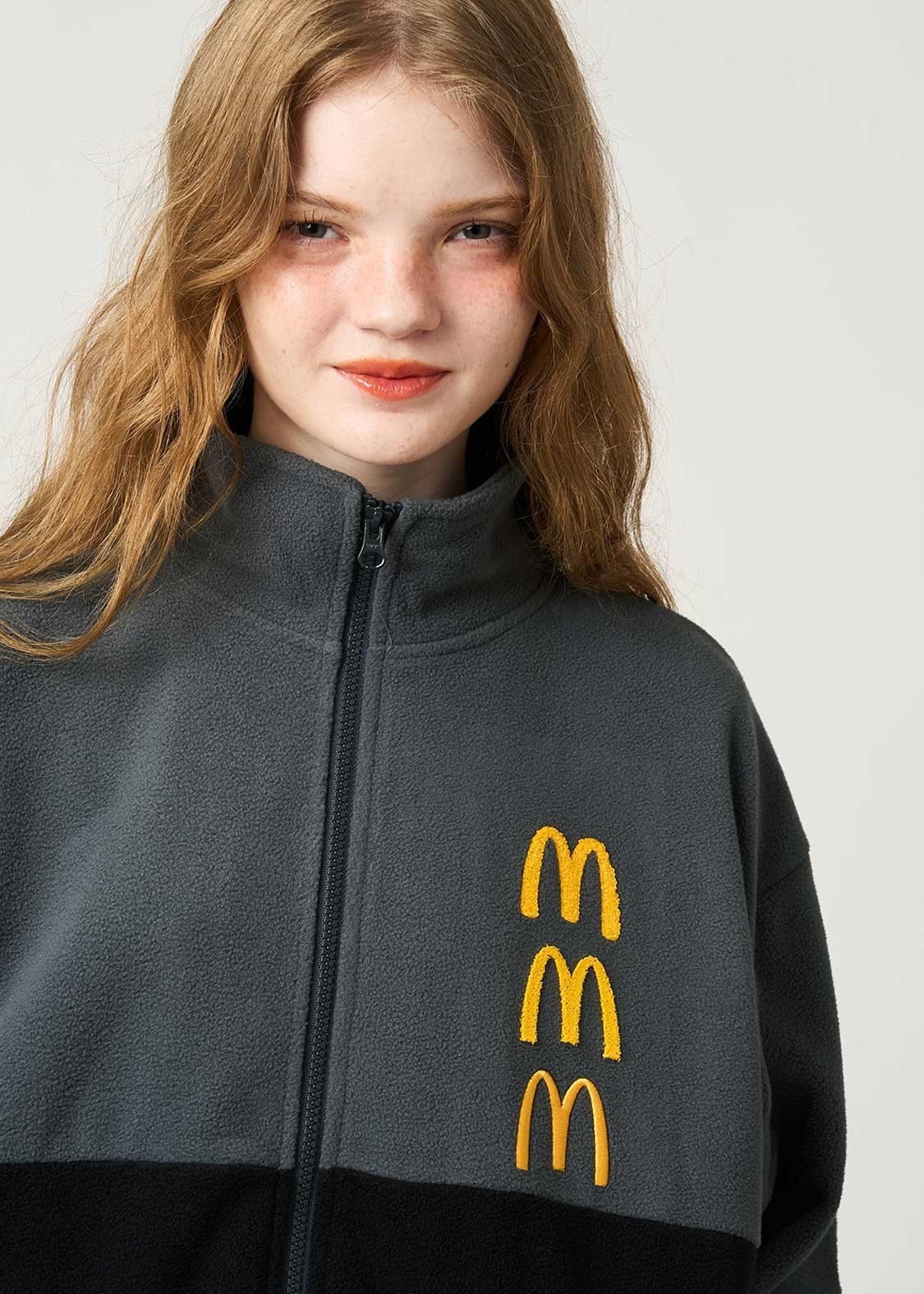 [Japan Limited] graniph McDonald’s Fleece Blouson i’m lovin’ it Golden Arch Rare