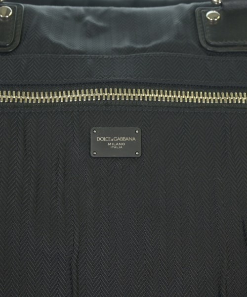 Dolce & Gabbana Duffle Bag Black Herringbone with Dust Bag