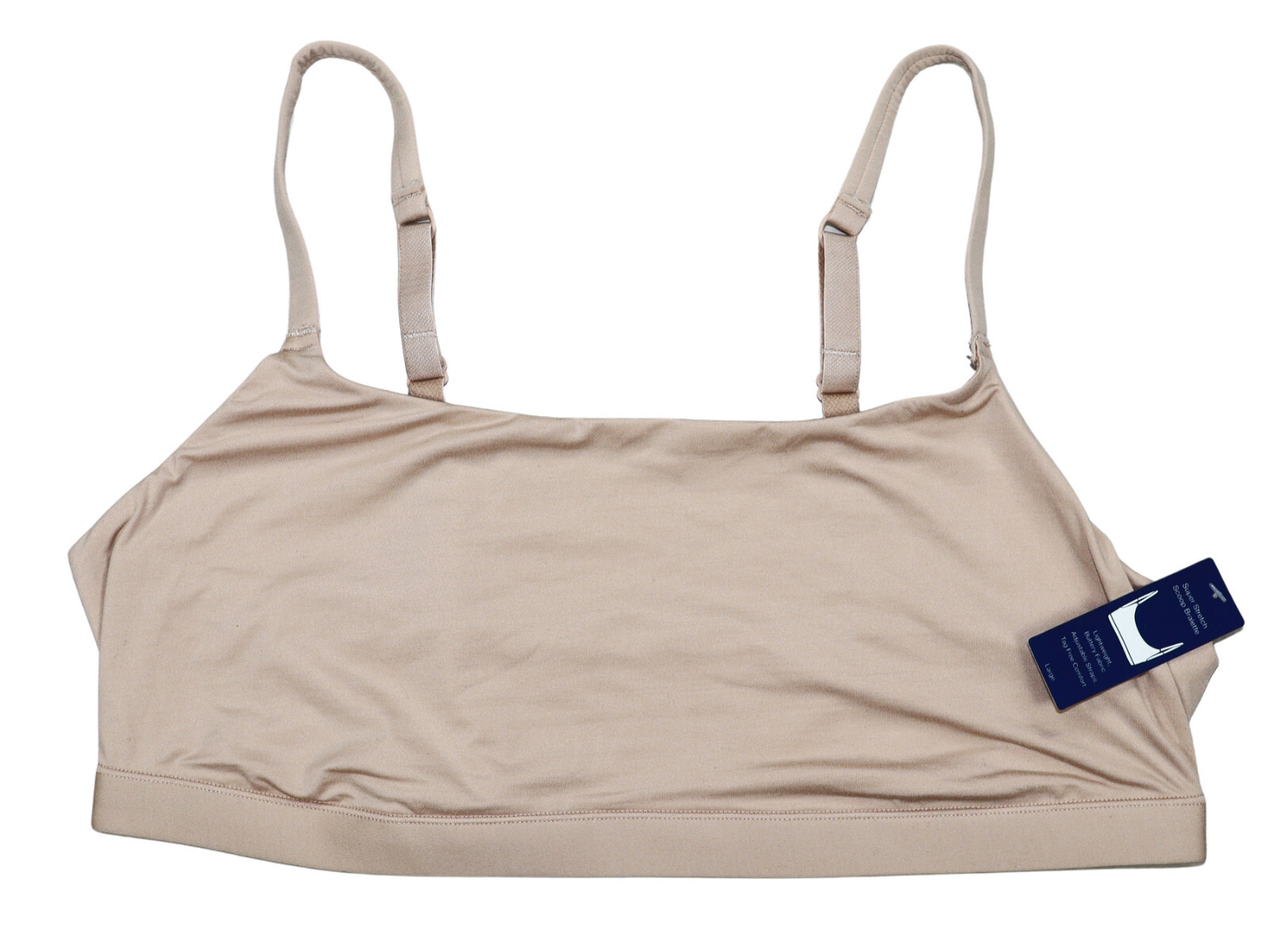 Gap Body Super Stretch Lightweight Ultra Soft Tagless Scoop Neck Bralette NWT