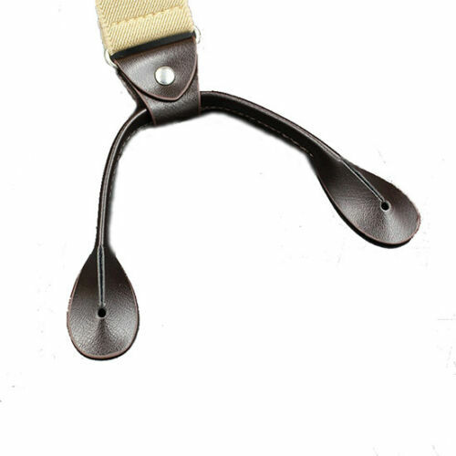TECHTONGDA Hot Adjustable 4 Color Button Holes Link Men’s Elastic Suspenders
