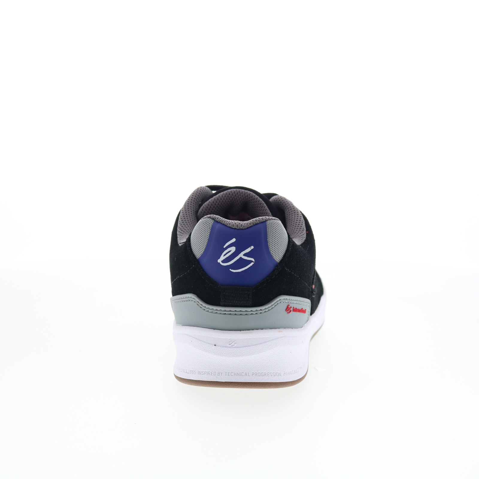ES Accel Fit 5101000214001 Mens Black Suede Skate Inspired Sneakers Shoes