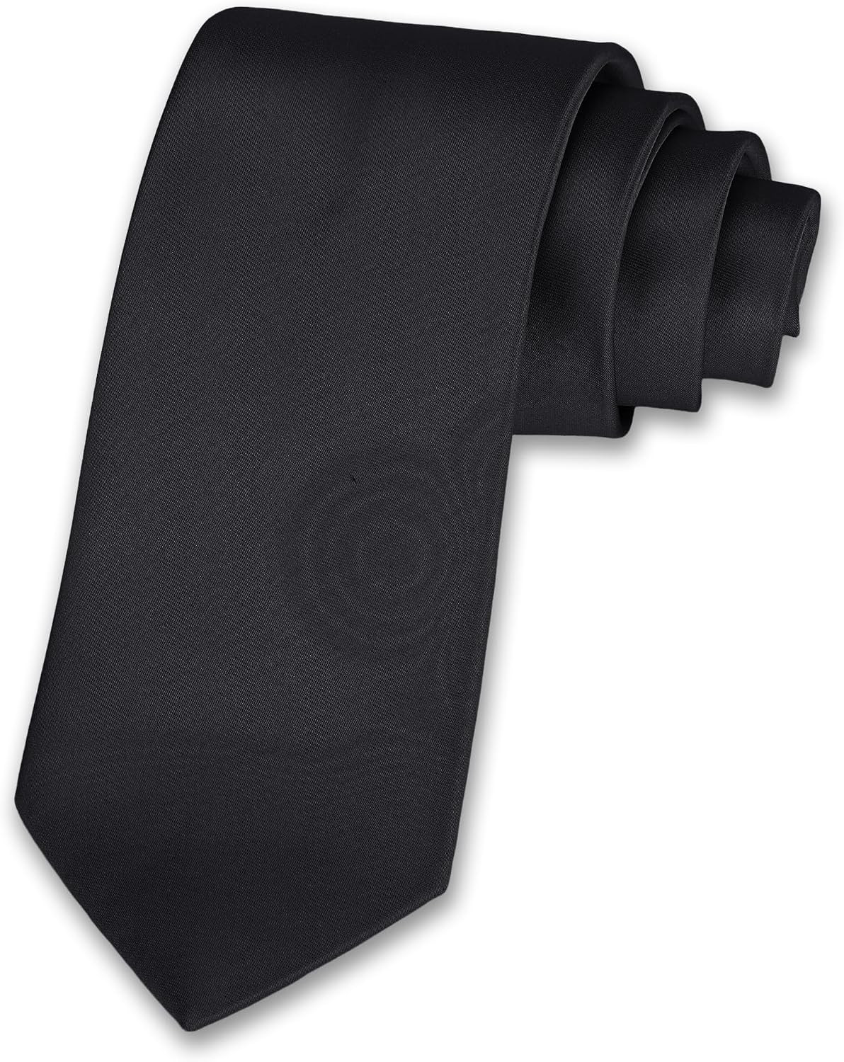 Forony Mens Necktie Solid Pure Color Plain Ties Formal for Men 3.15”（8 CM） f…