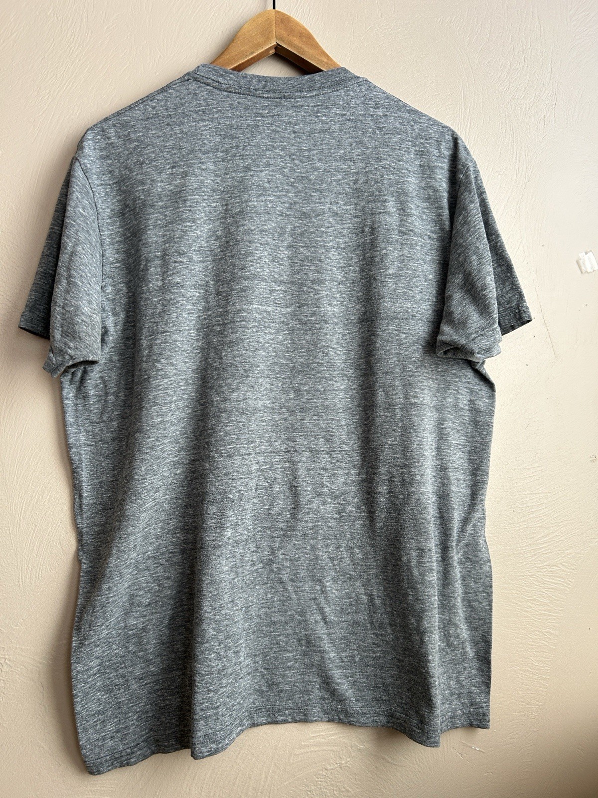 Hurley Men’s Gray Graphic Logo Knit Short Sleeve Crew Neck T-Shirt Size M