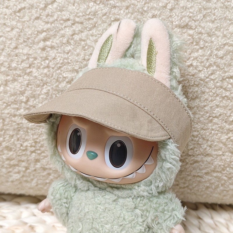 In-Stock Fabric-Lined Cap with 17CM Vinyl Pendant and Visor