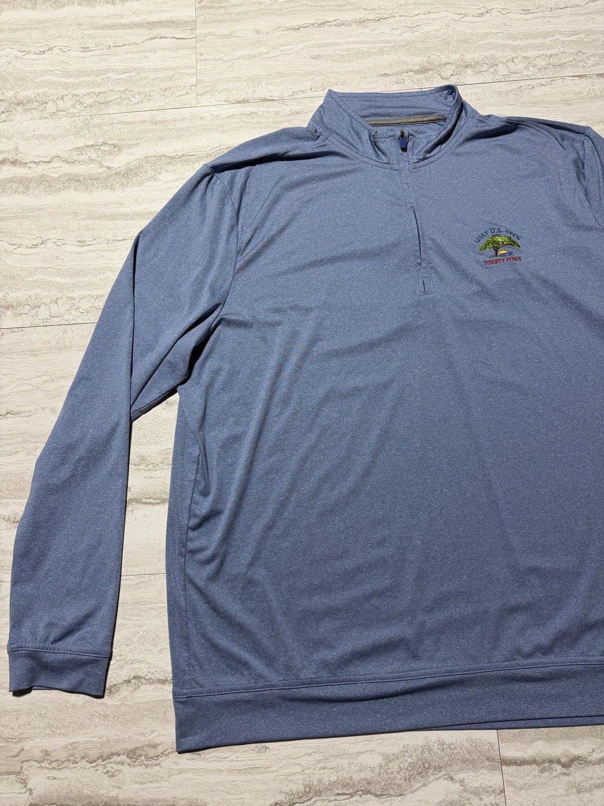Johnnie O Flex Prep-Formance 1/4 Zip Mens XL 121st US Open Torrey Pines