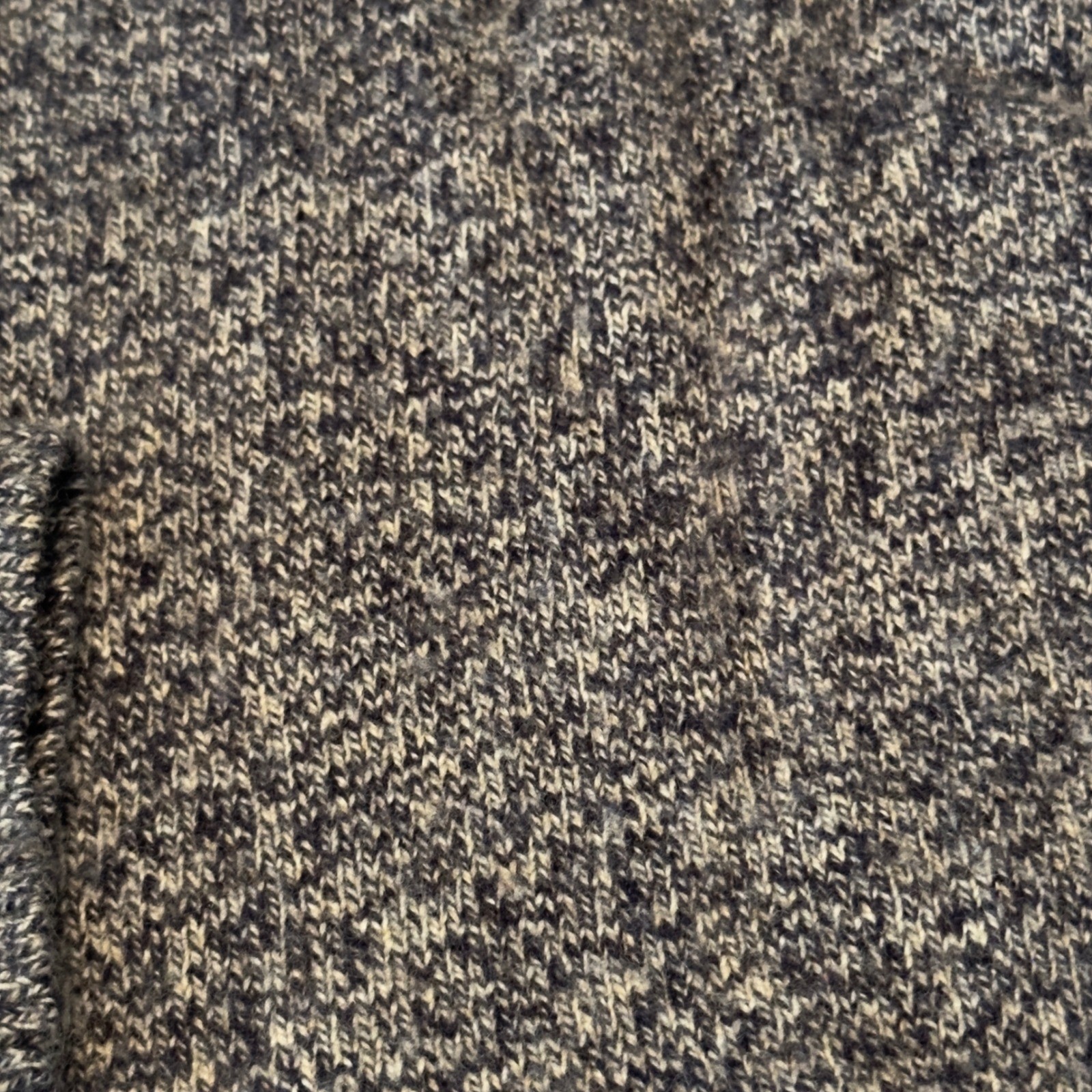 J.Crew Rugged Merino Wool Blend Marled Crewneck Sweater Mens Large Gray