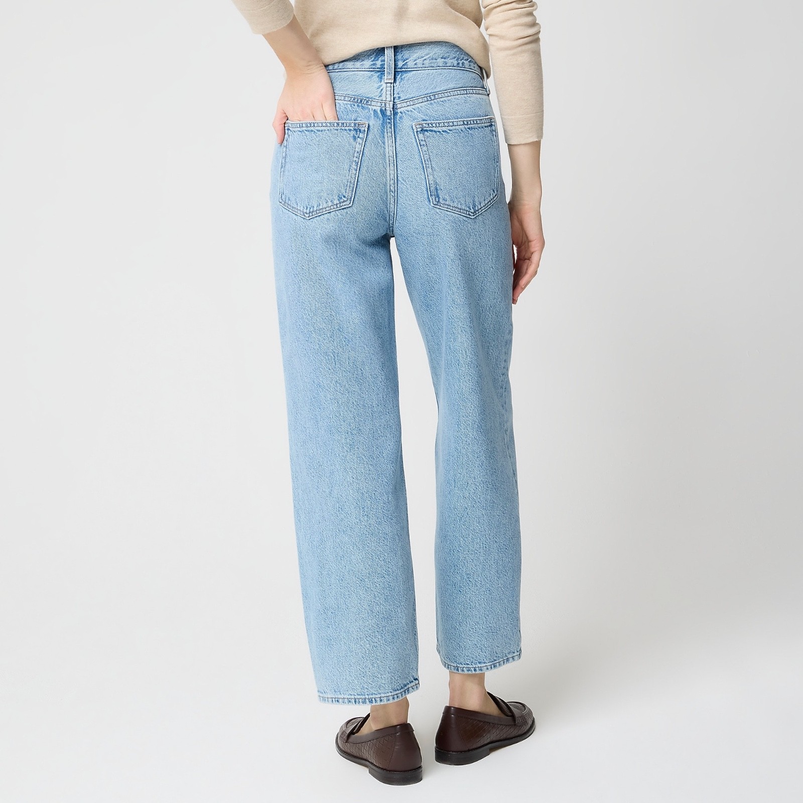 NWT J.Crew Factory 28 Petite ’90s Vintage Baggy Jean Slim Wide Leg