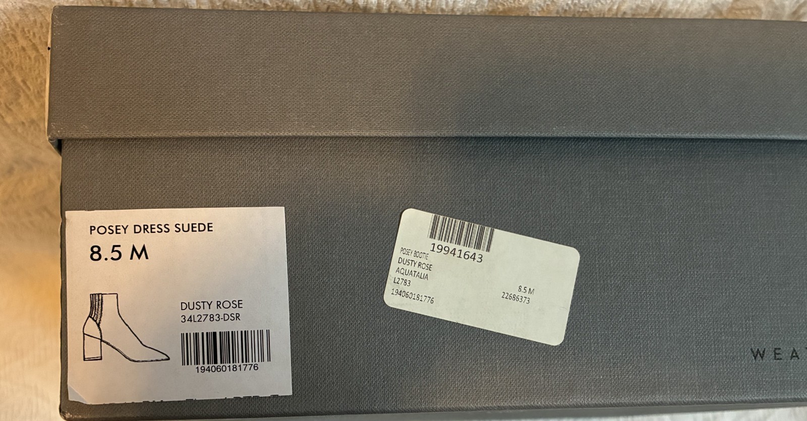 Aquatalia Waterproof Posey Dusty Pink Suede Boots Size 8.5 With Box Retail $495
