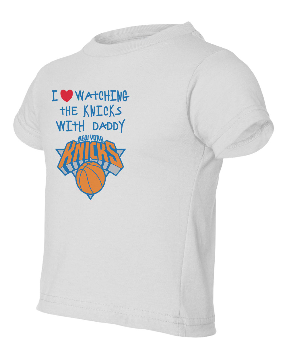 New York Knicks Love Watching With Daddy Kids Toddler T-Shirt