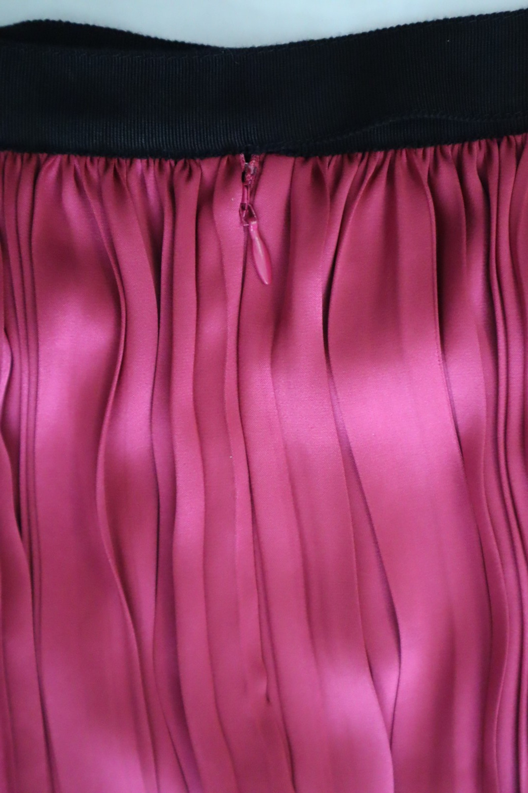 3.1 Phillip Lim F221-3539EPS Sz 2 Dark Raspberry Irregular Pleated Skirt $550