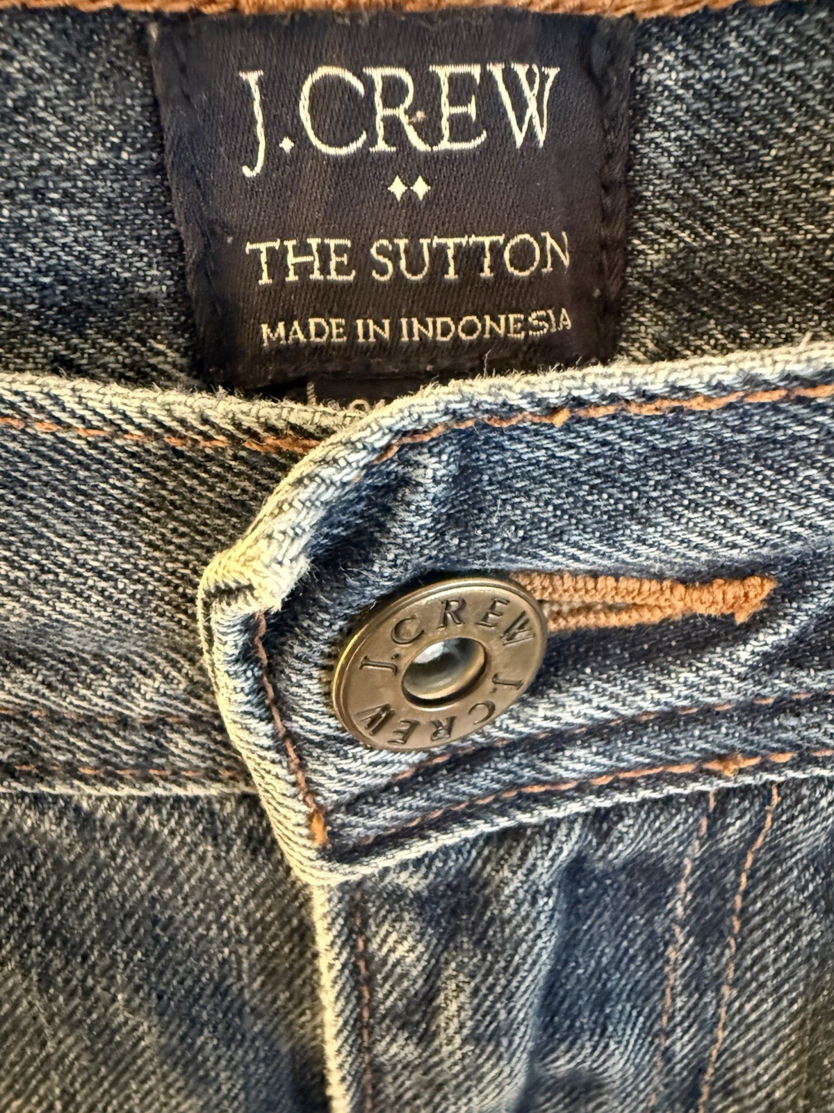 J. Crew The Sutton Jean Pants Men’s 31×30 Medium Wash Cotton Straight Fit Casual