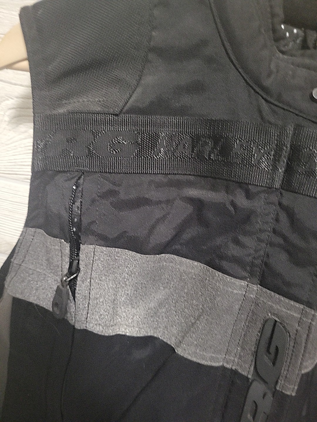 Harley Davidson FXRG Womens Nylon Mesh Vest Size Large Black