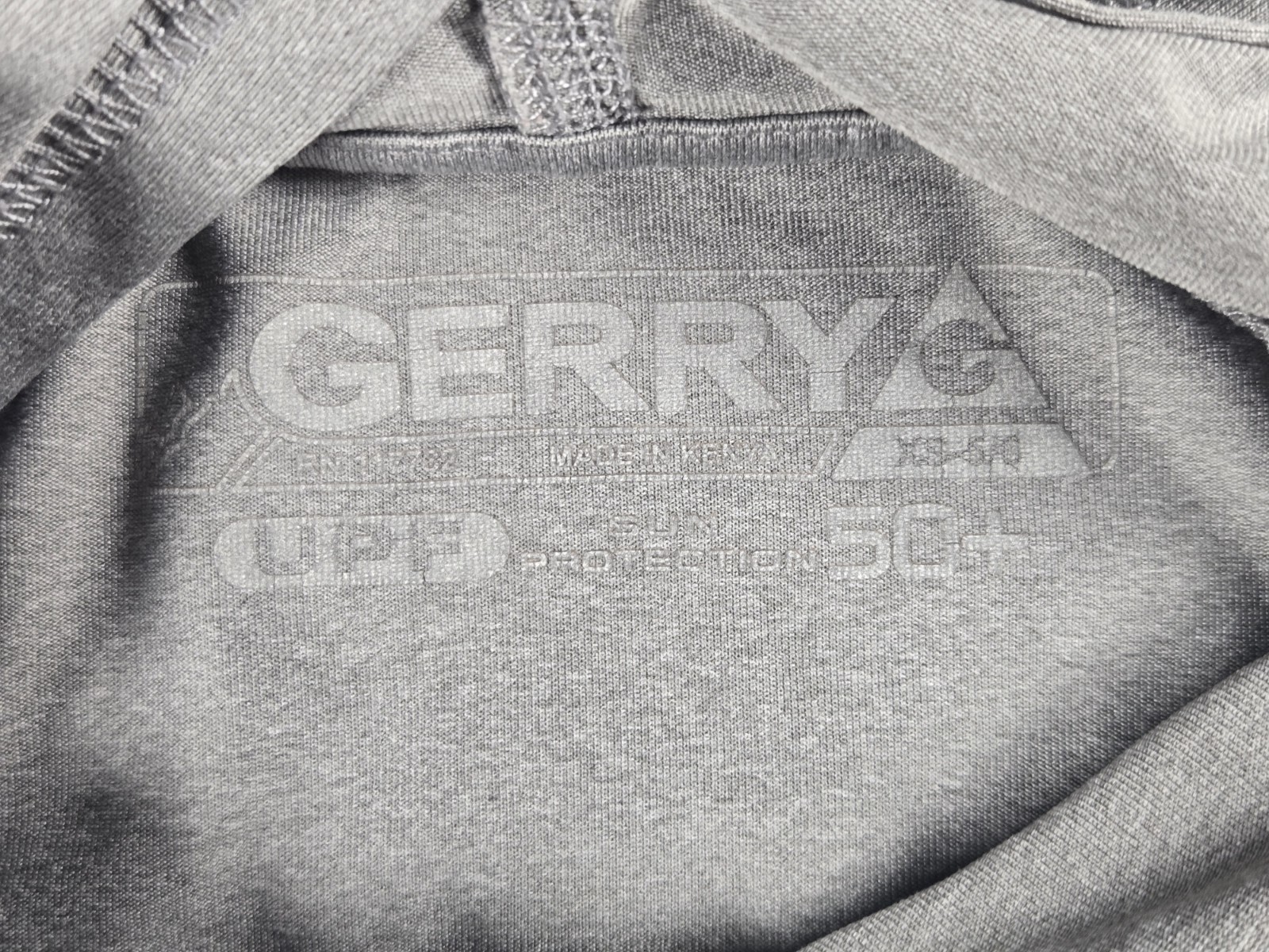 Gerry Boys Gray Pullover Hoodie Long Sleeve Pockets Logo Size XS (5/6)